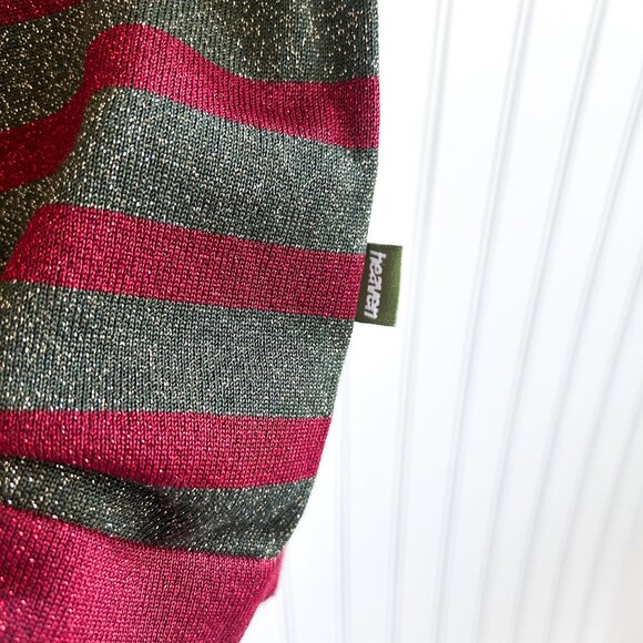 Heaven Marc Jacobs Stripey Star Vest Sleeveless Metallic Stripe Top - Picture 4 of 6